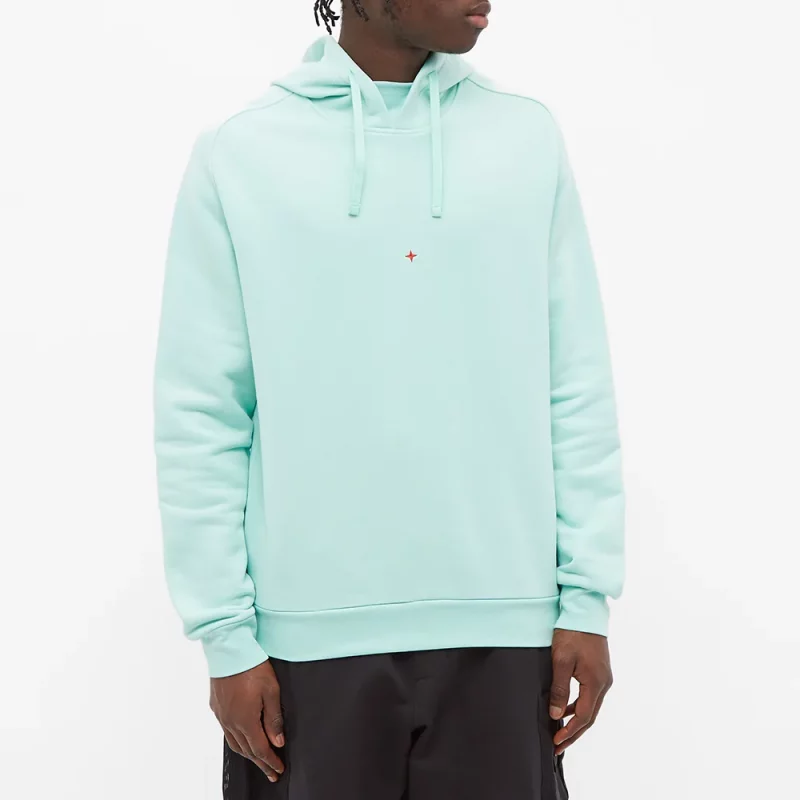 STONE ISLAND MARINA LOGO BACK POPOVER HOODY 7