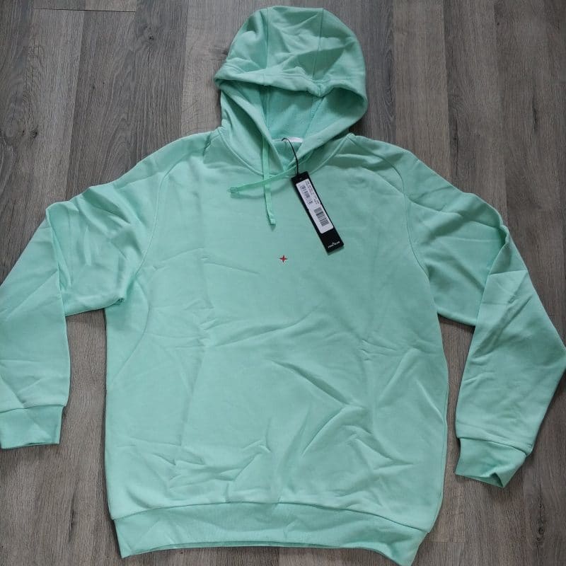 STONE ISLAND MARINA LOGO BACK POPOVER HOODY scaled