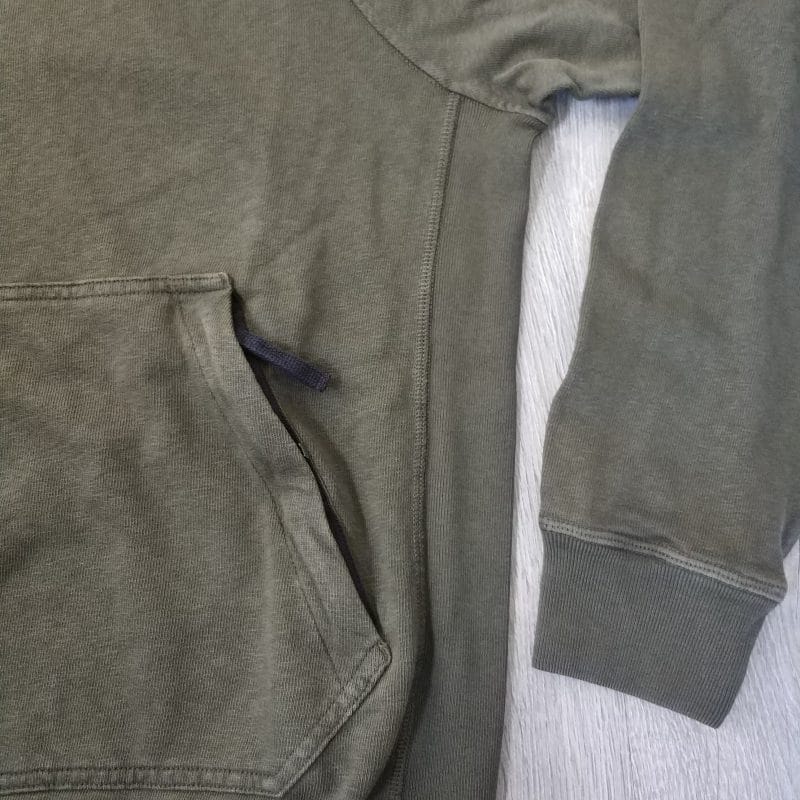 STONE ISLAND PATCH HOODIE KHAKI 4 scaled