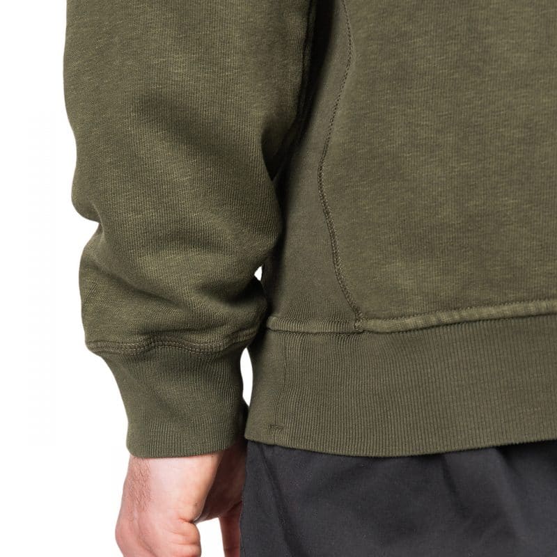 STONE ISLAND PATCH HOODIE KHAKI 8