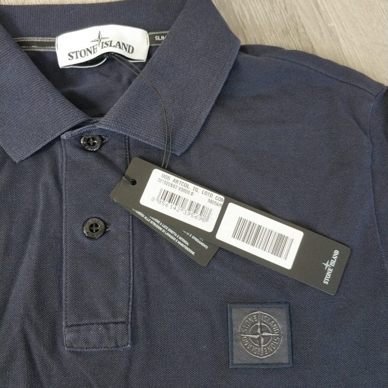 STONE ISLAND Short sleeve polo shirt 4 scaled