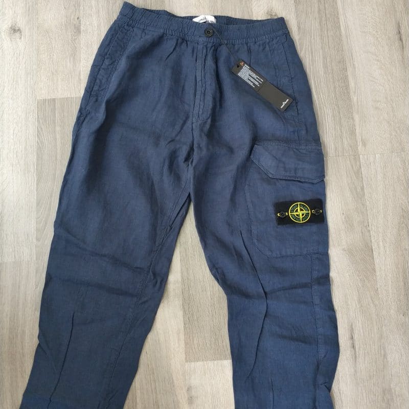 Stone Island patch pocket cargo trousers scaled